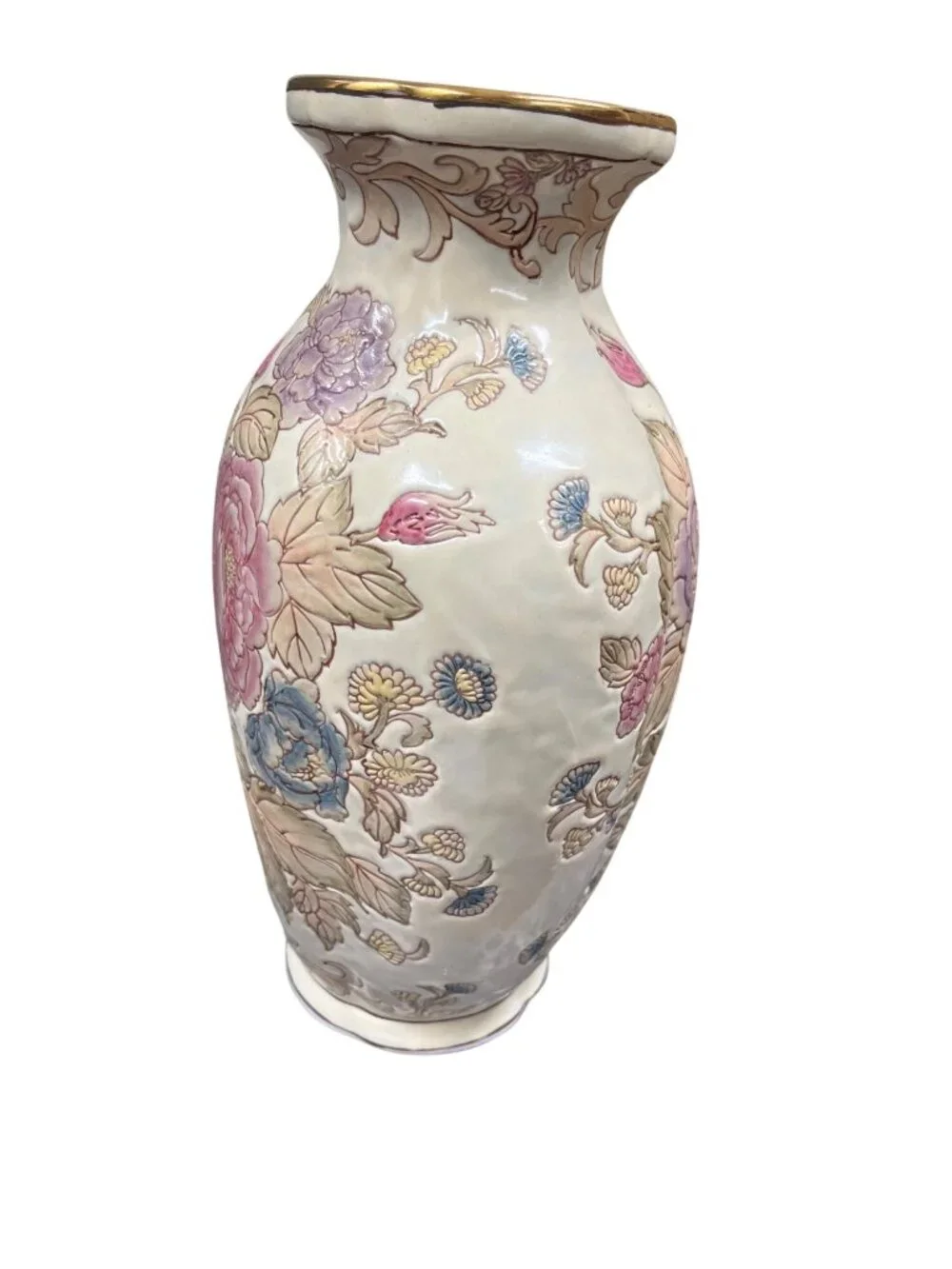 Andrea by Sedak Victoria moss rose vintage ceramic 12.5